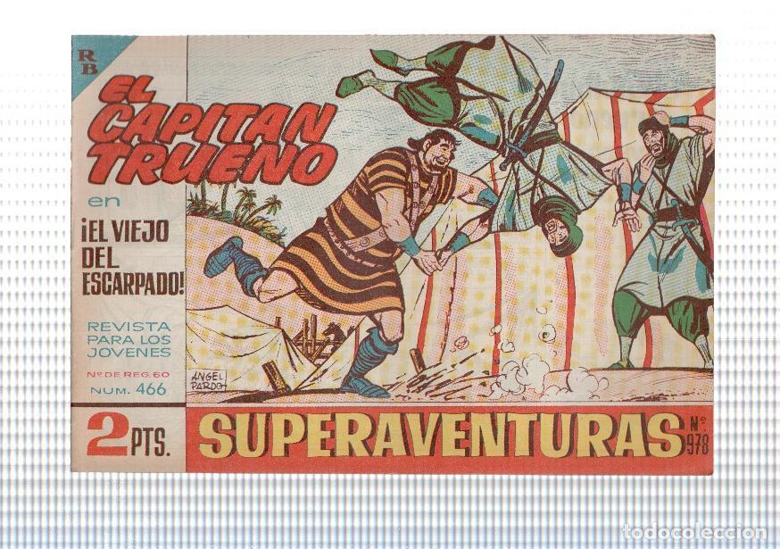 C&oacute;mics: Bruguera: El Capitan Trueno original numero 466: El viejo del escarpado - Angel Pardo y Victor Mora