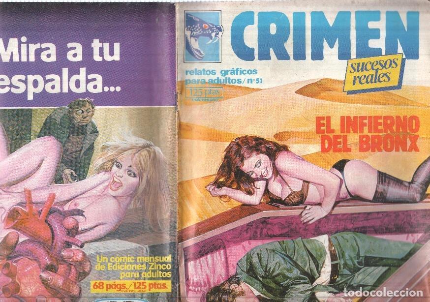 C&oacute;mics: Crimen de Ediciones Zinco numero 051: (numerado 1 en interior) - Varios - Foto 1