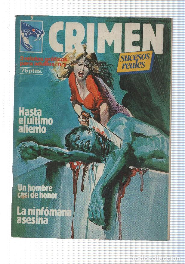 C&oacute;mics: Crimen de Ediciones Zinco numero 002: La ninfomana asesina - Varios