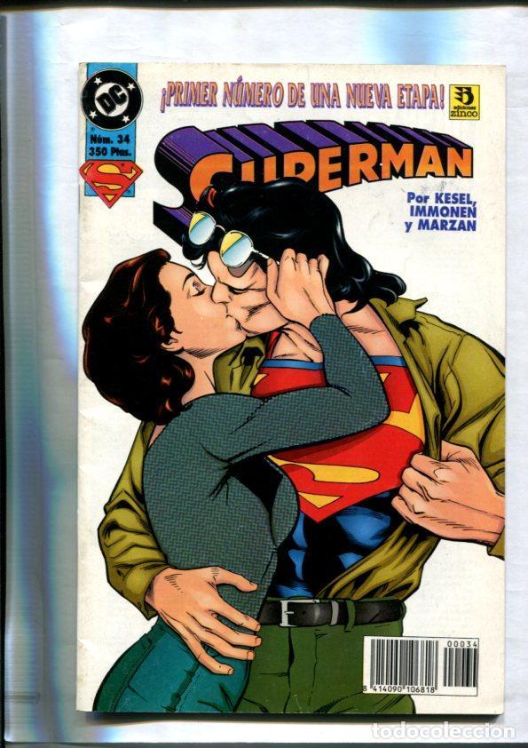 C&oacute;mics: Superman volumen 3 numero 34: Decisiones dificiles - Varios - Foto 1