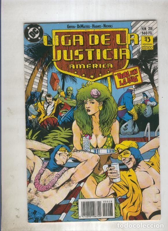 C&oacute;mics: Liga de la Justicia America numero 28 (numerado 2 en trasera) - Varios