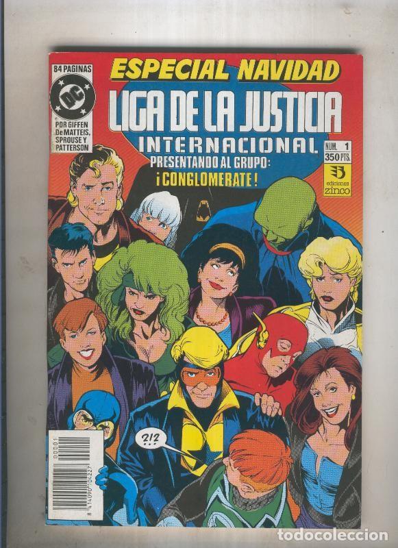Comics: Liga de la Justicia America especial Navidad numero 1 (numerado 2 en trasera) - varios