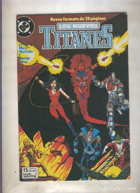 Comics : Nuevos Titanes volumen 2 numero 01 (numerado 2 en la trasera) - George Perez