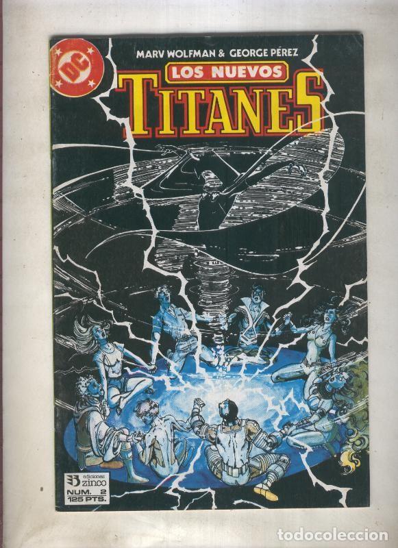 Comics: Nuevos Titanes volumen 2 numero 02 (numerado 2 en la trasera) - George Perez