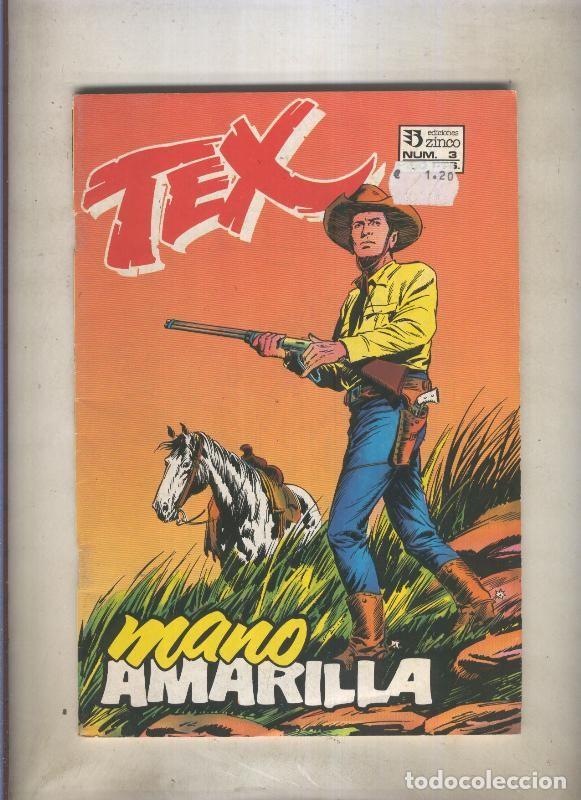 C&oacute;mics: Zinco: Tex segunda serie numero 3: Mano amarilla - Foto 1