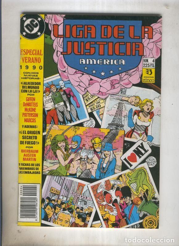Fumetti: Liga de la Justicia America especial numero 4: Verano 1990: Alrededor del mundo - Varios
