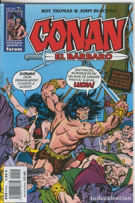 C&oacute;mics: Conan el Barbaro segunda edicion numero 71: La ciudad perdida en la tormenta - Foto 1