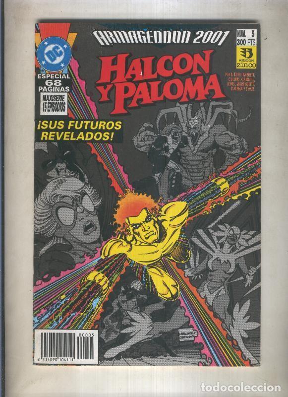 C&oacute;mics: Armageddon 2001 numero 05: Halcon y paloma (numerado 1 en trasera) - John Ostrander y Gary Kwapisz