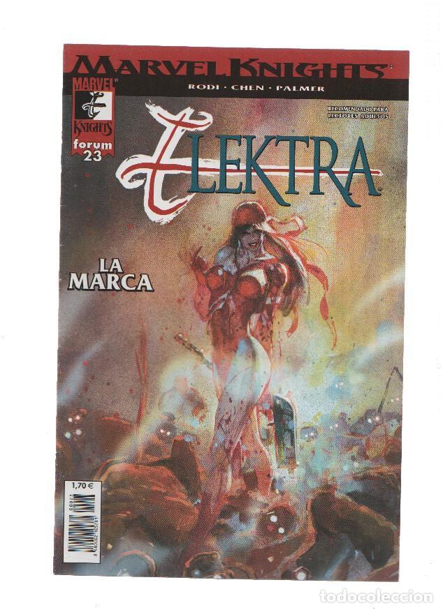 C&oacute;mics: Marvel Knights: Elektra numero 23: La marca - Rodi-Chen-Palmer - Foto 1