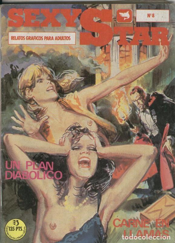 Fumetti: Sexy Star numero 8: Un plan diabolico-Carne en llama - Varios