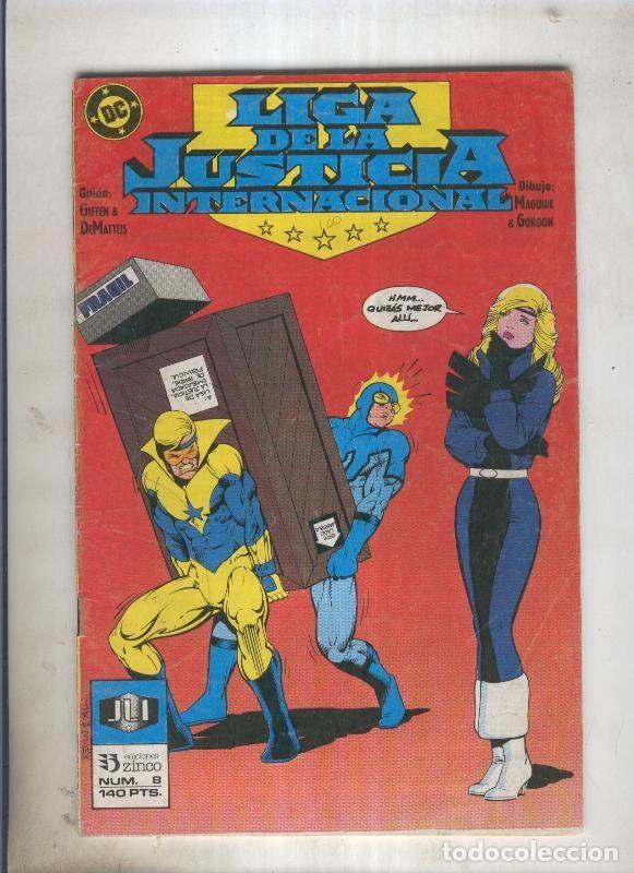 Comics: Liga de la Justicia America numero 08 (numerado 2 en trasera) - Varios