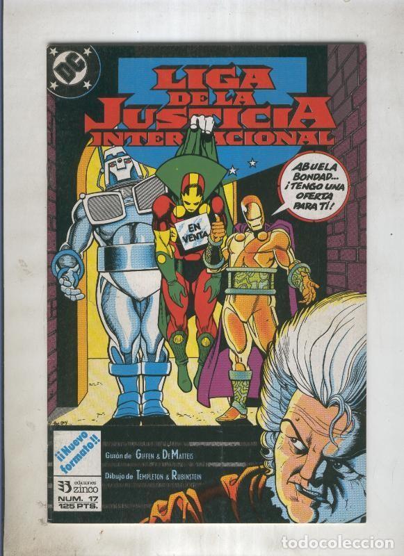 Comics: Liga de la Justicia America numero 17 (numerado 4 en trasera) - Varios