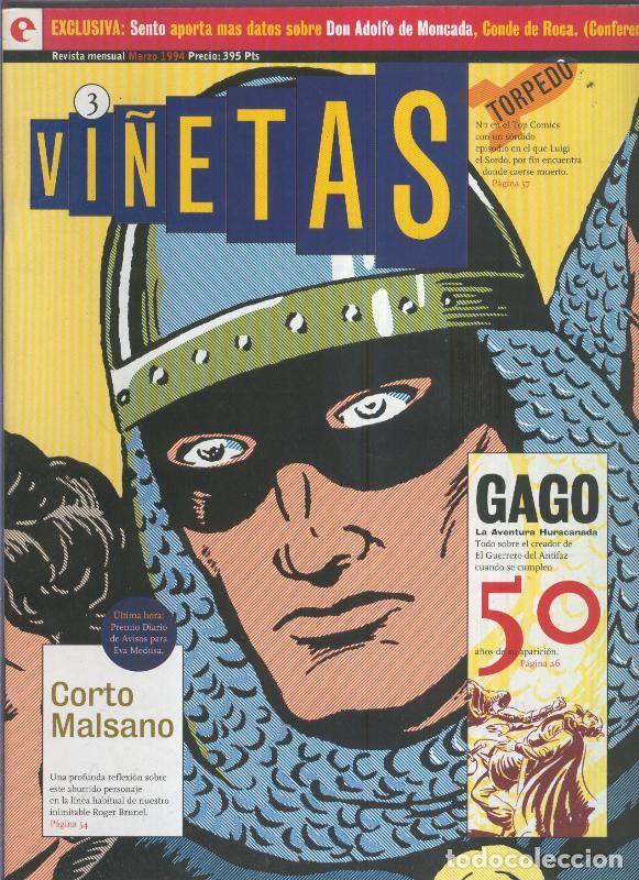 C&oacute;mics: Glenat: Vi&ntilde;etas revista mensual numero 03 (articulo sobre Manuel Gago) - Varios