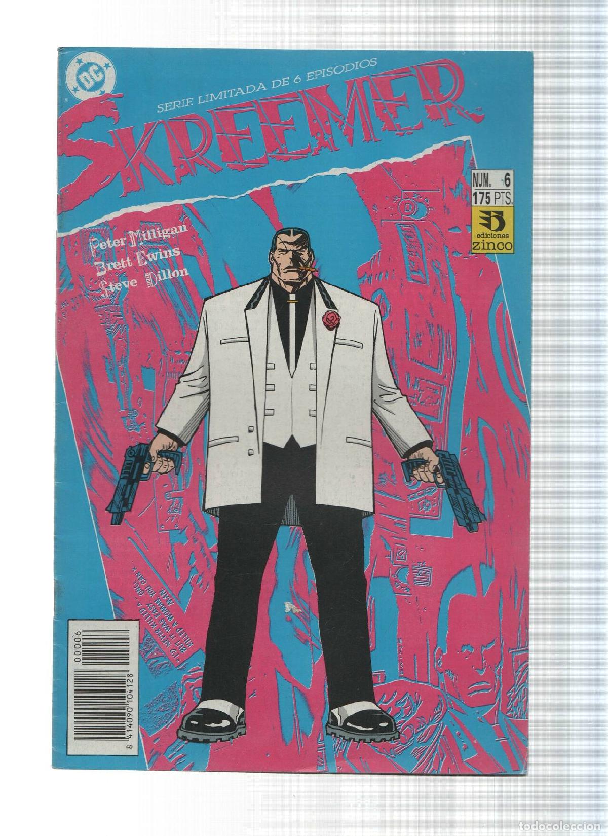 Comics: SKREEMER, Numero 06 de 06: El Velatorio de Finnegan - Peter Milligan (Zinco 1992) - Peter Milligan