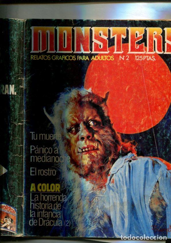C&oacute;mics: Monsters numero 02 (numerado 4 en interior) (grapas sacadas) - Varios - Foto 1
