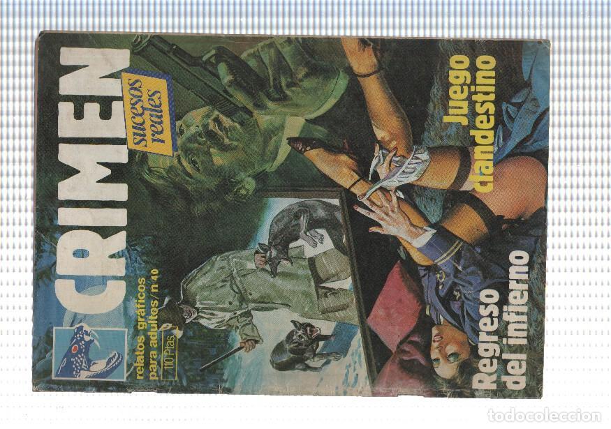 C&oacute;mics: Crimen de Ediciones Zinco numero 040: (numerado 1 en interior) - Varios - Foto 1