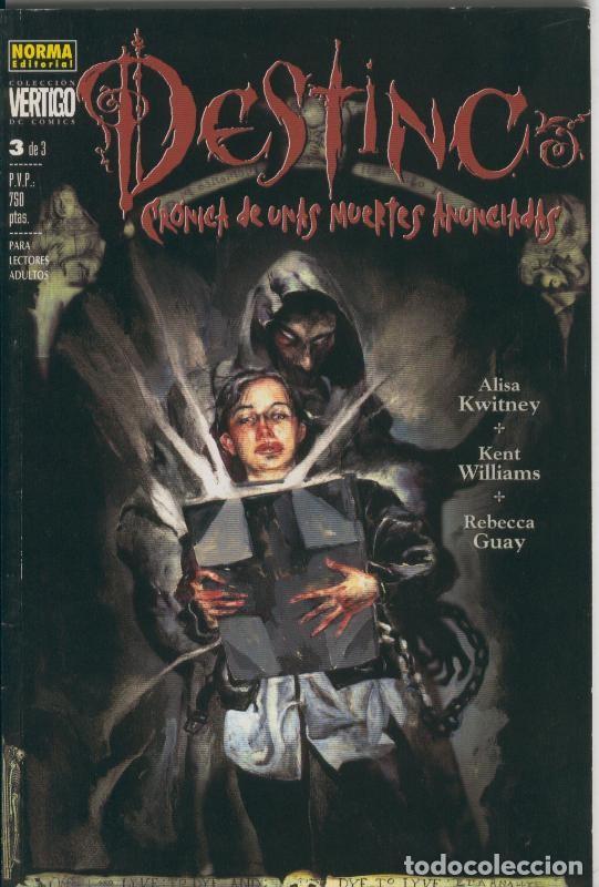 Fumetti: Coleccion Vertigo numero 065: Destino: Cronica de unas muertes anunciadas numero 3 - Kwitney,William