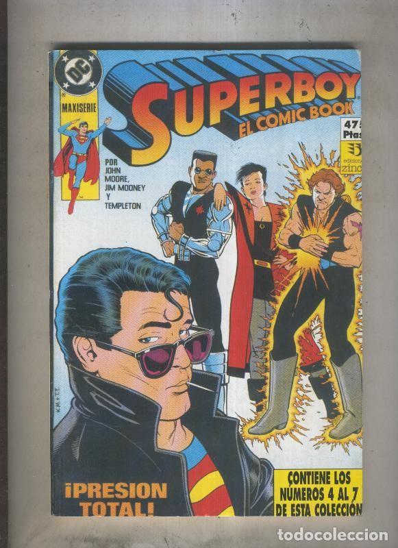 C&oacute;mics: Zinco: Superboy retapado 4 al 7 - Moore-Mooney-Templeton - Foto 1