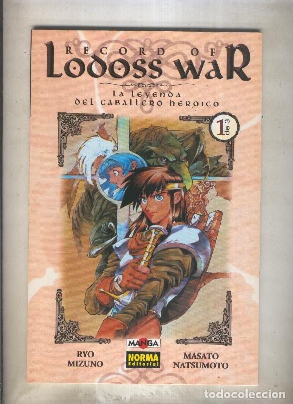 C&oacute;mics: Record Of Lodoss War numero 01 (numerado 2 en interior cubierta) - Ryo Mizuno-M.Natsumoto