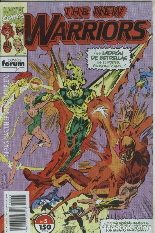 Comics: Planeta: The New Warriors volumen 1 numero 05: El hombre que robo el ma&ntilde;ana - Varios