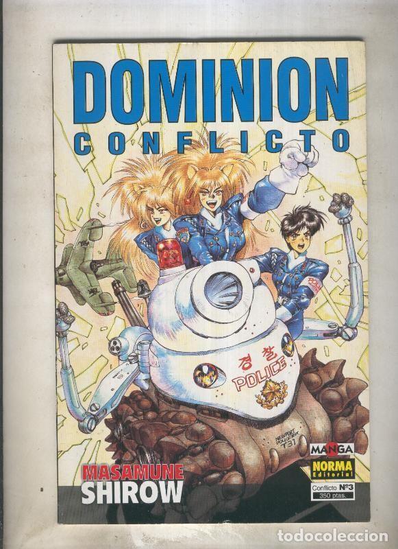 Comics: Dominion Conflicto numero 3 (numerado 2 en interior cubierta) - Masamune Shirow