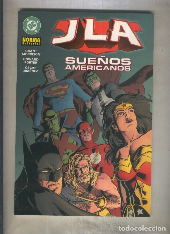 Comics: JLA: Sue&ntilde;os americanos - Grant Morrison