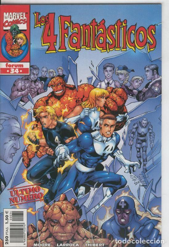 Fumetti: Los 4 Fantasticos volumen 3 Heroes Return numero 34 - Salvador Larroca