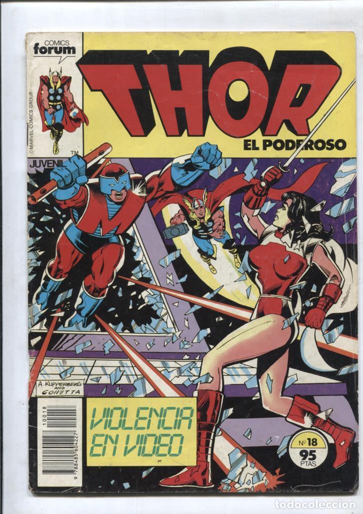 C&oacute;mics: Thor el poderoso volumen 1 numero 18: (numerado 1 en trasera) - varios - Foto 1