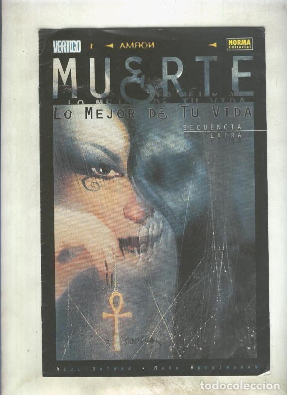 Comics: Muerte lo mejor de tu vida, Folleto libreto promocional de la obra: - Neil Gaiman