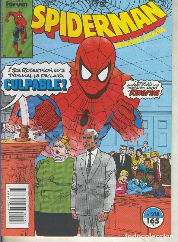 C&oacute;mics: Spiderman volumen 1 numero 218 - Varios - Foto 1