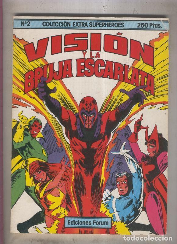 C&oacute;mics: Extra Superheroes numero 02: Vision y la Bruja Escarlata - Varios - Foto 1