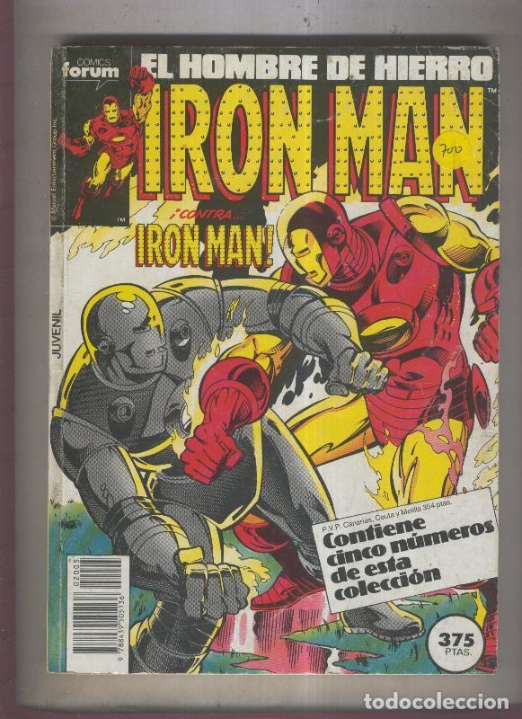 C&oacute;mics: Iron Man retapado 36 al 40 - Varios - Foto 1