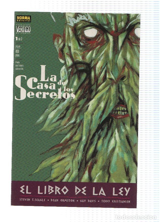 Comics: Coleccion Vertigo Numero 74: LA CASA DE LOS SECRETOS: El Libro de la Ley 1 (Norma Editorial) - Steve