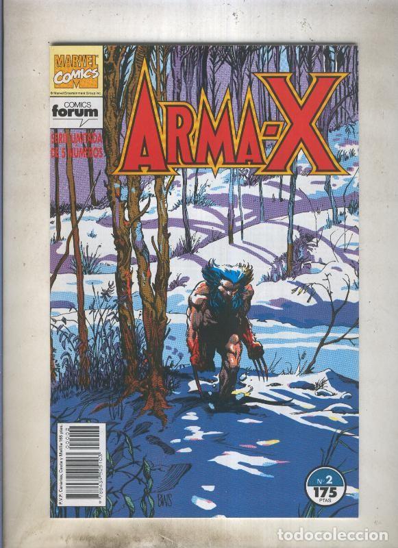 Comics: Arma X volumen 1 numero 2 (numerado 1 en trasera) - Varios