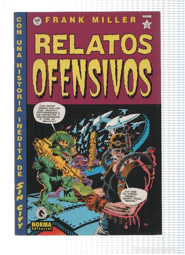 Comics: RELATOS OFENSIVOS de Frank Miller (Norma Editorial 1998) - Frank Miller