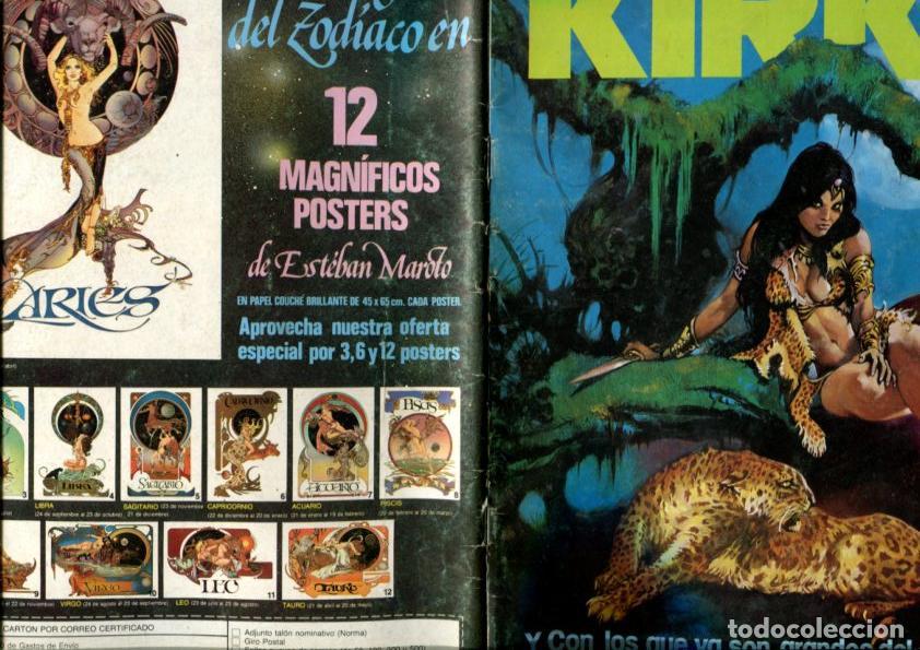 C&oacute;mics: El comic de aventuras Kirk numero 14 (numerado 2 en trasera) - Varios - Foto 1