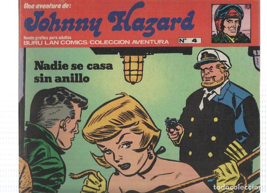 Comics: JOHNNY HAZARD, Numero 04: Nadie se casa sin Anillo - Coleccion Aventura (Buru Lan 1973) - Frank Robb