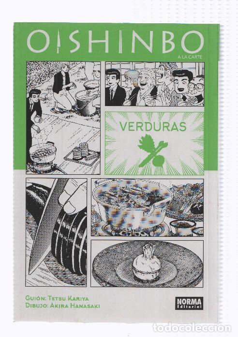 C&oacute;mics: OISHINBO A LA CARTE, Numero 05: VERDURAS - Tetsu Kariya, Akira Hanasaki (Norma 2016) - Tetsu Kariya,