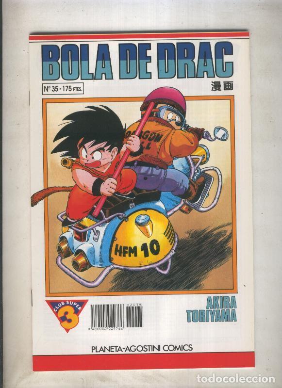 C&oacute;mics: Bola de Drac serie blanca numero 035 (numerado 1 en trasera) - Akira Toriyama
