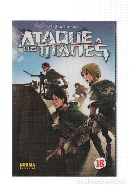 Fumetti: Manga: ATAQUE A LOS TITANES: Volumen 18 - Hajime Isayama (Norma 2016) - Hajime Isayama