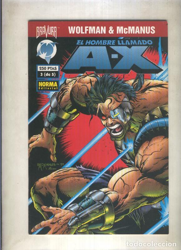 C&oacute;mics: Norma: El hombre llamado A-X numero 3 (edicion 1996) - Wolfman y McManus