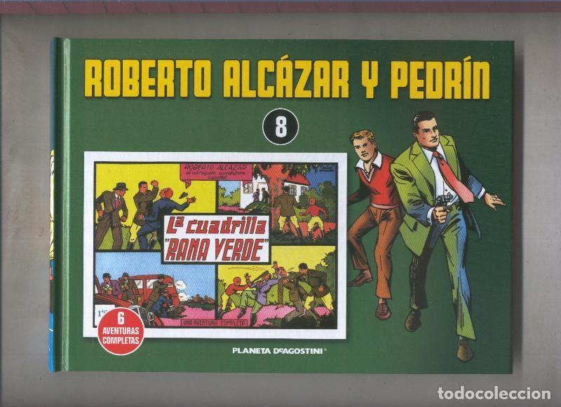 Comics: Roberto Alcazar y Pedrin volumen 08: La cuadrina Rana Verde - Va&ntilde;o