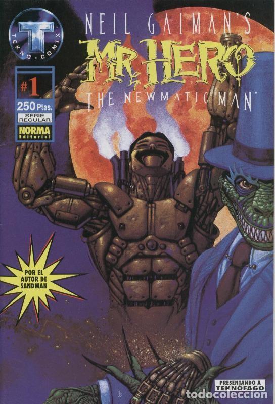 Fumetti: Norma editorial: Mr. Hero numero 1: Transmitiendo datos - Neil Gaimans-James Vance-Ted Slampyak