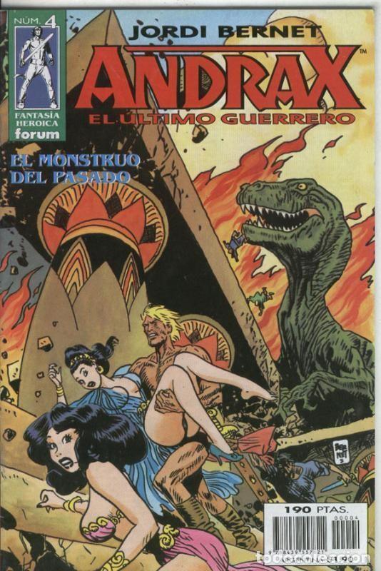 Comics: Andrak el ultimo guerrero numero 04: El monstruo del pasado - Jordi Bernet