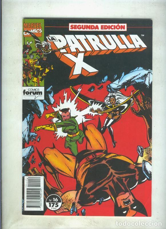 Comics: La Patrulla X volumen 1 segunda edicion numero 16 (numerado 2 en trasera) - varios