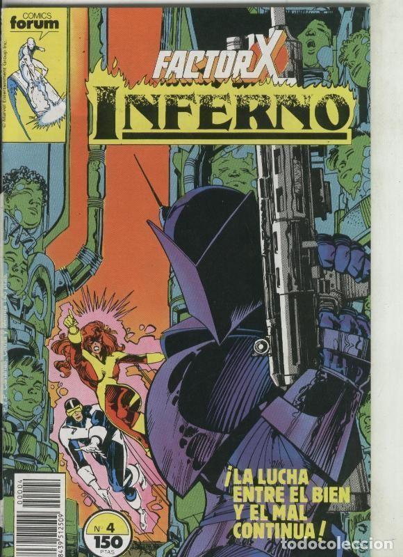 C&oacute;mics: Inferno numero 04: Factor X (numerado 1 en trasera= - varios - Foto 1