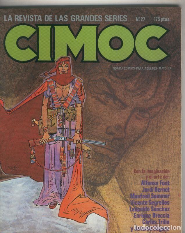 Comics: Norma: Cimoc revista numero 027: articulo 3 paginas sobre comics y prehistoria por vazquez de parga
