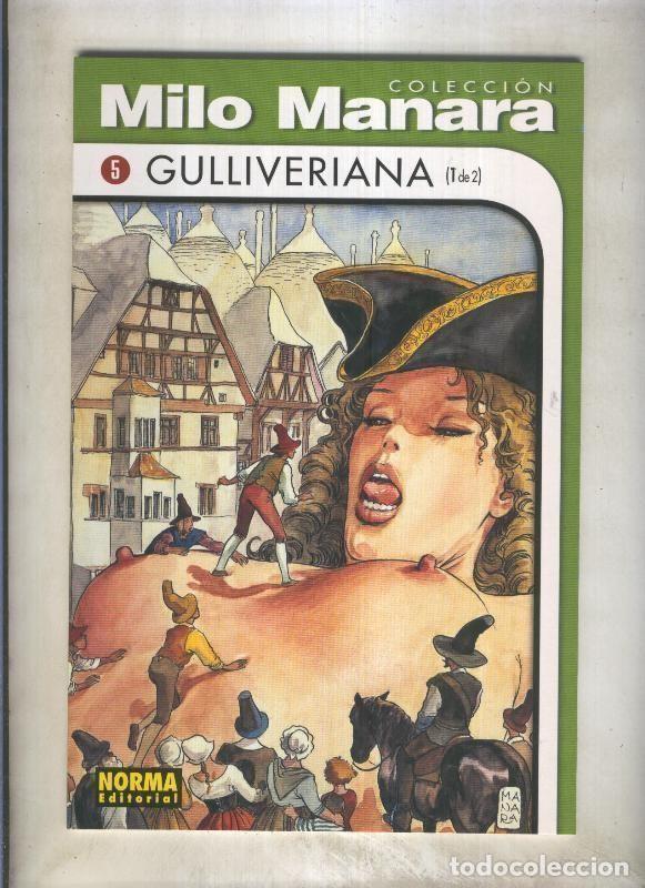 Fumetti: Norma: Coleccion Manara blanco y negro numero 05: Gulliveriana numero 1 - Milo Manara
