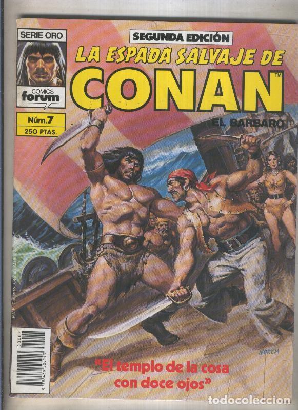 Comics: La Espada Salvaje de Conan volumen 1 segunda edicion numero 007 (numerado 2 en trasera) - Varios