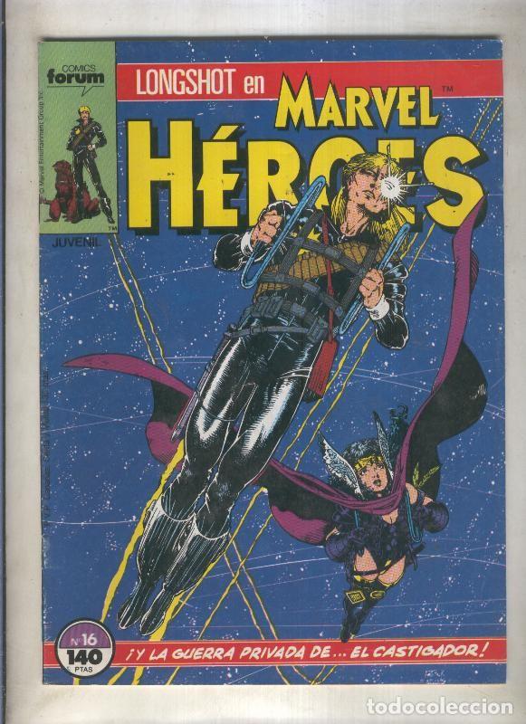 C&oacute;mics: Marvel Heroes numero 16: Longshot (numerado 3 en trasera) - Varios - Foto 1